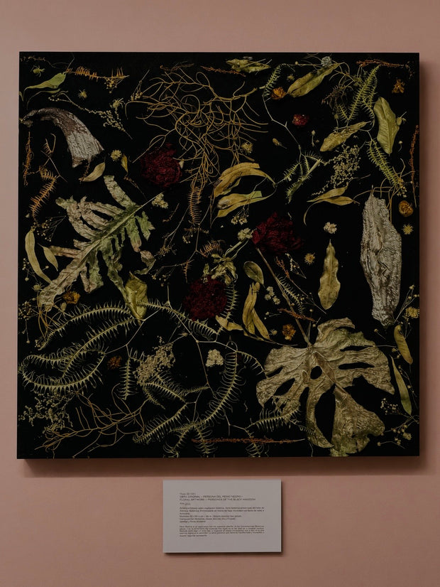 OBRA MURAL — PEONIAS DEL REINO NEGRO / MURAL ARTWORK — PEONIES OF THE BLACK KINGDOM