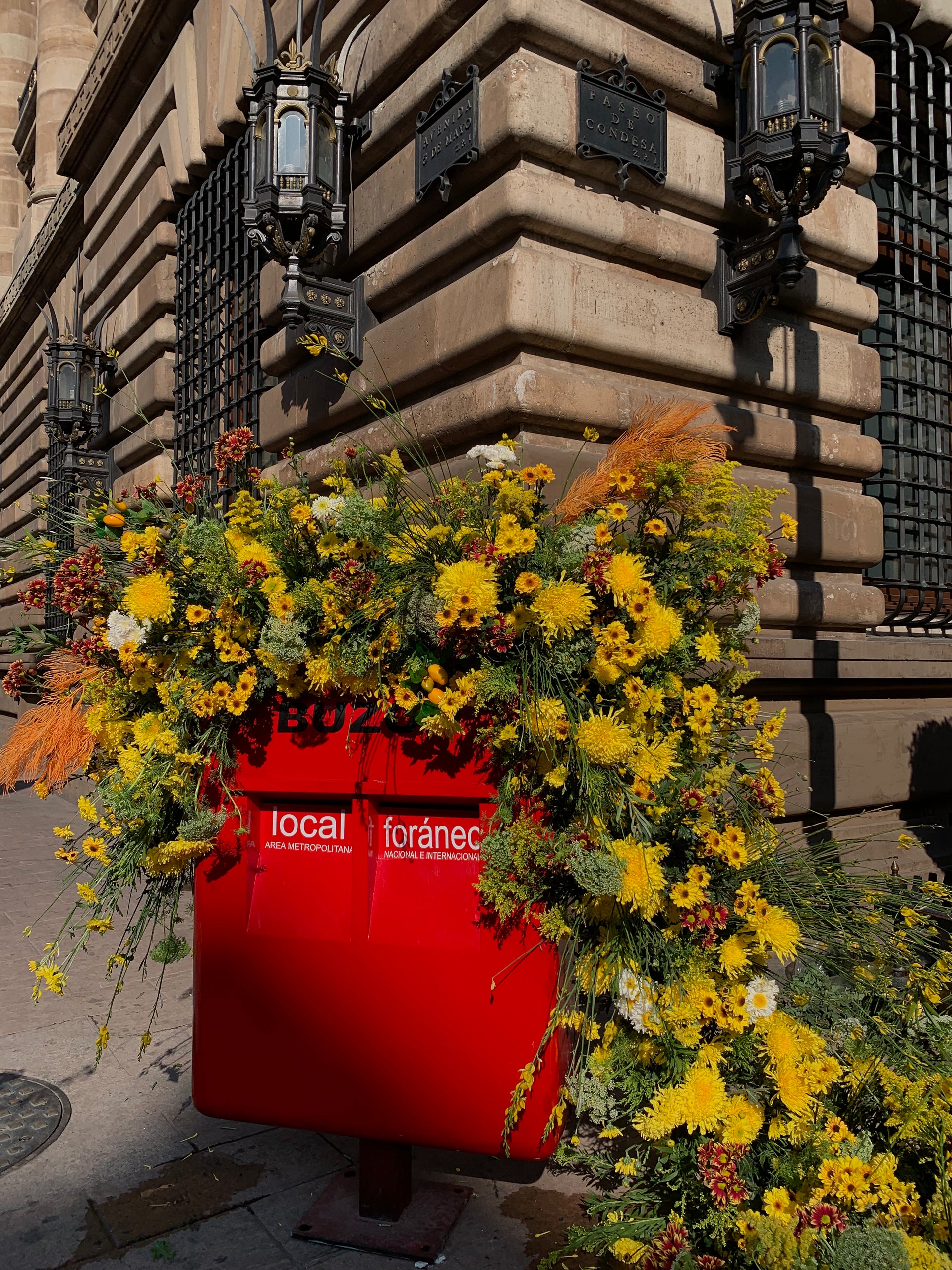 floral installation
