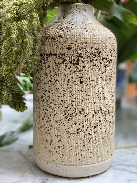 Florero base textura punteado